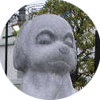 考える犬